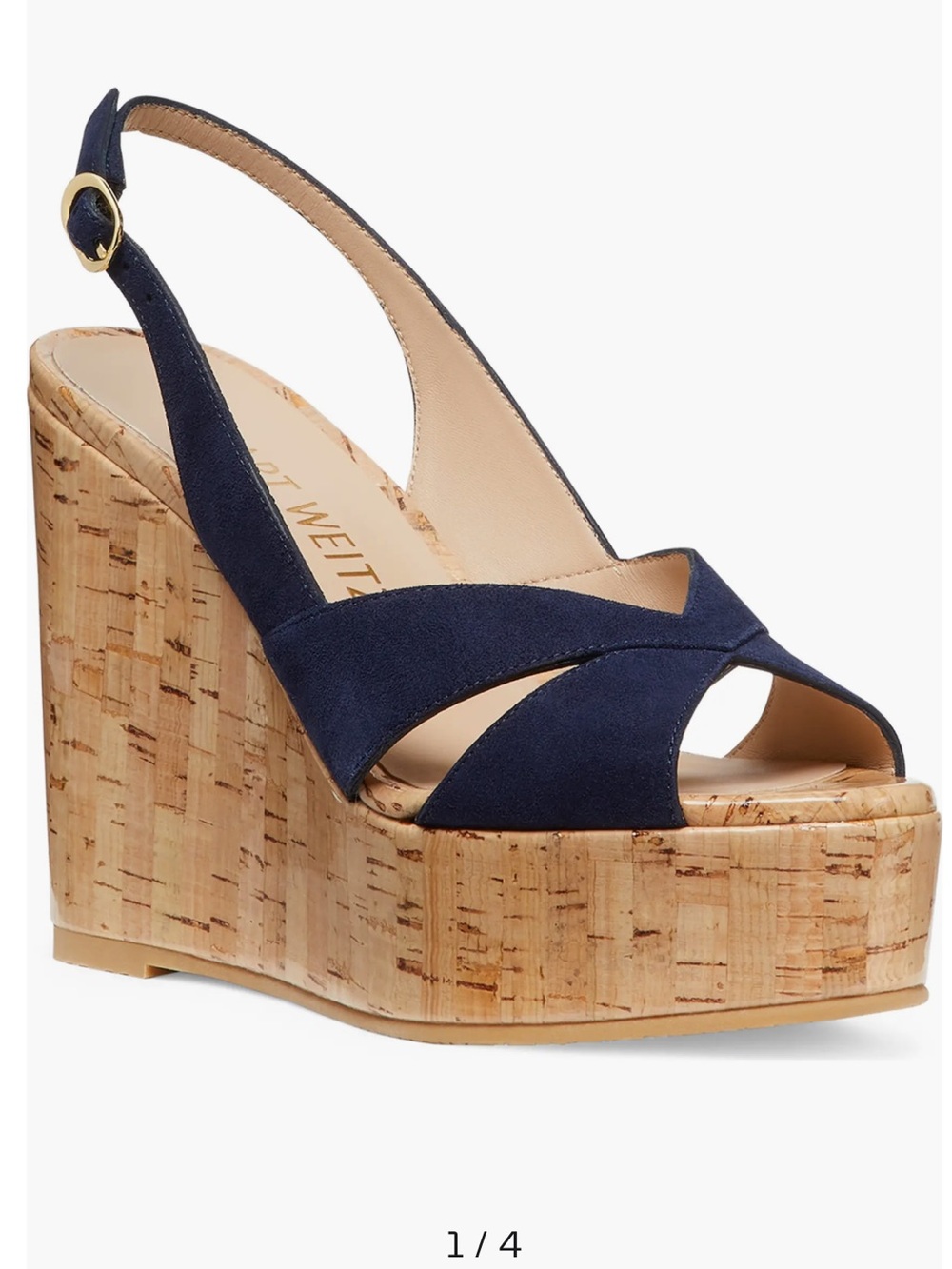 Stuart Weitzman Carmen Wedge Sandals BRAND new sz7